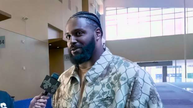 Cam Jordan interviewed by Erin Summers